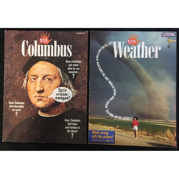 Kids Discover Magazine Lot of 6 Pyramids Earthquakes America Columbus Weather - Picture 6 of 7